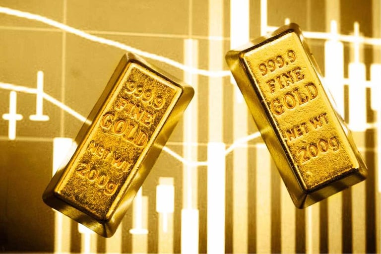 Gold prices down on concerns about Fed’s rate cuts