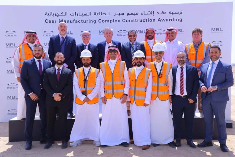 Saudi Arabia's Ceer awards $1.3 billion contract for EV manufacturing complex