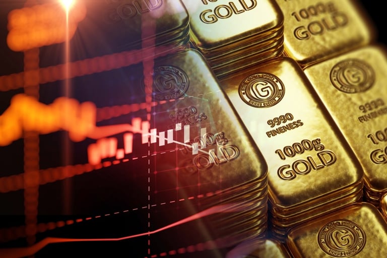 Global gold prices down as Middle East geopolitical tensions persist, Saudi Arabia rates dip