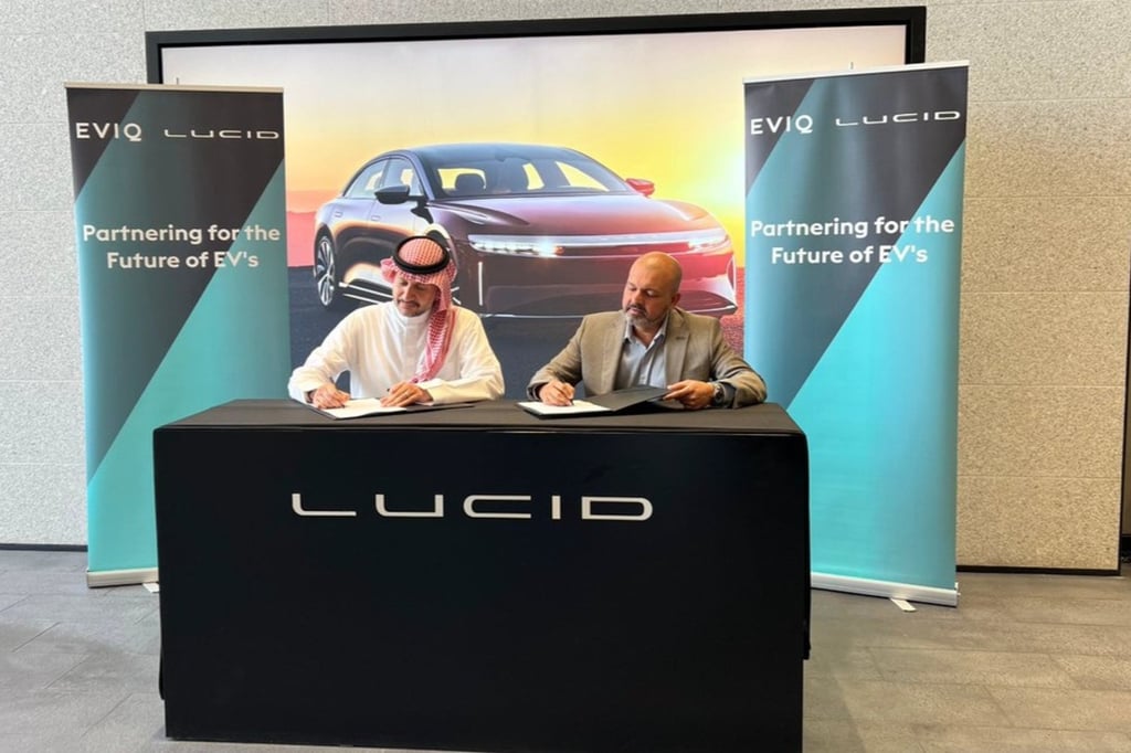 Lucid and EVIQ collaborate to establish high-speed EV charging infrastructure in Saudi Arabia