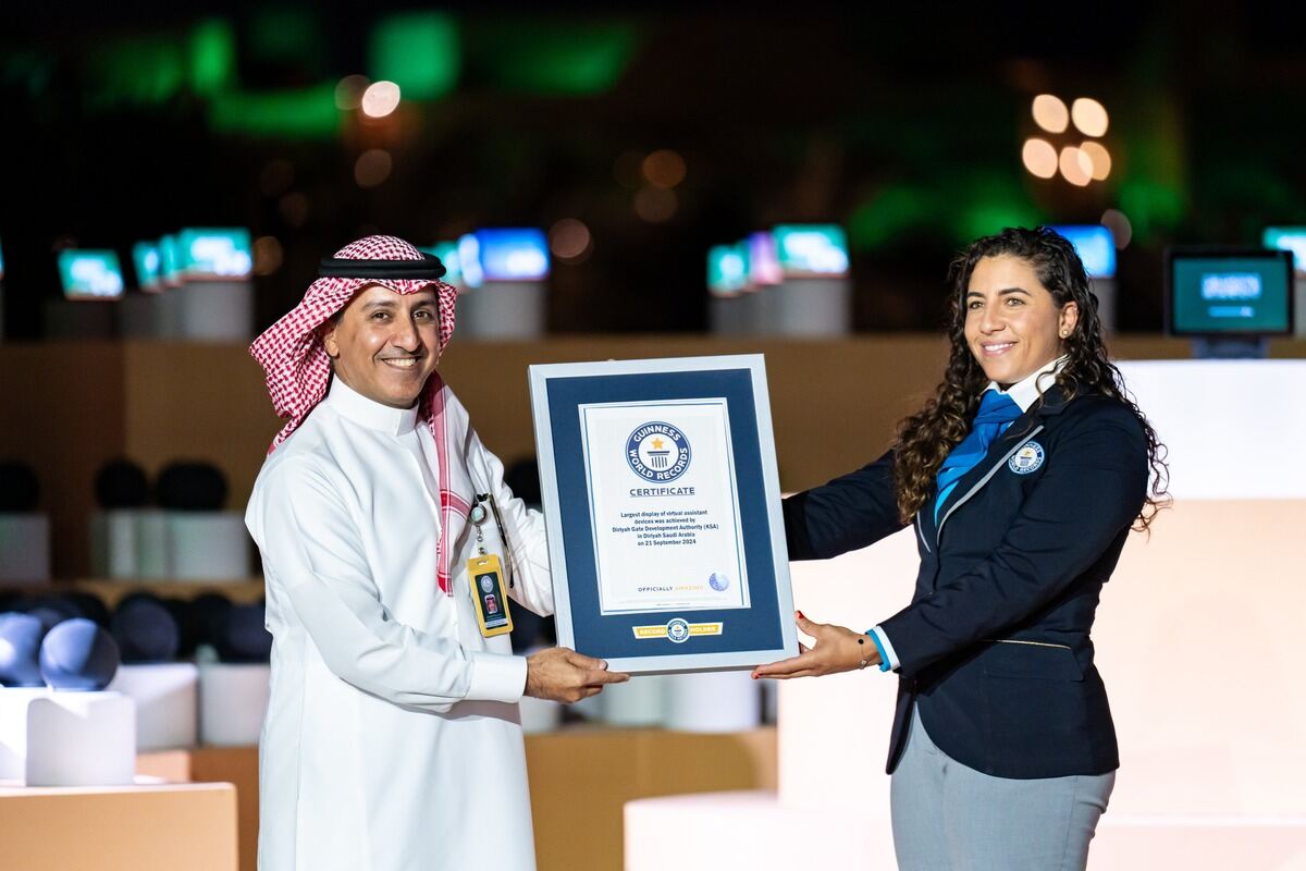 Diriyah breaks Guinness World Record with largest AI assistant showcase on Saudi National Day