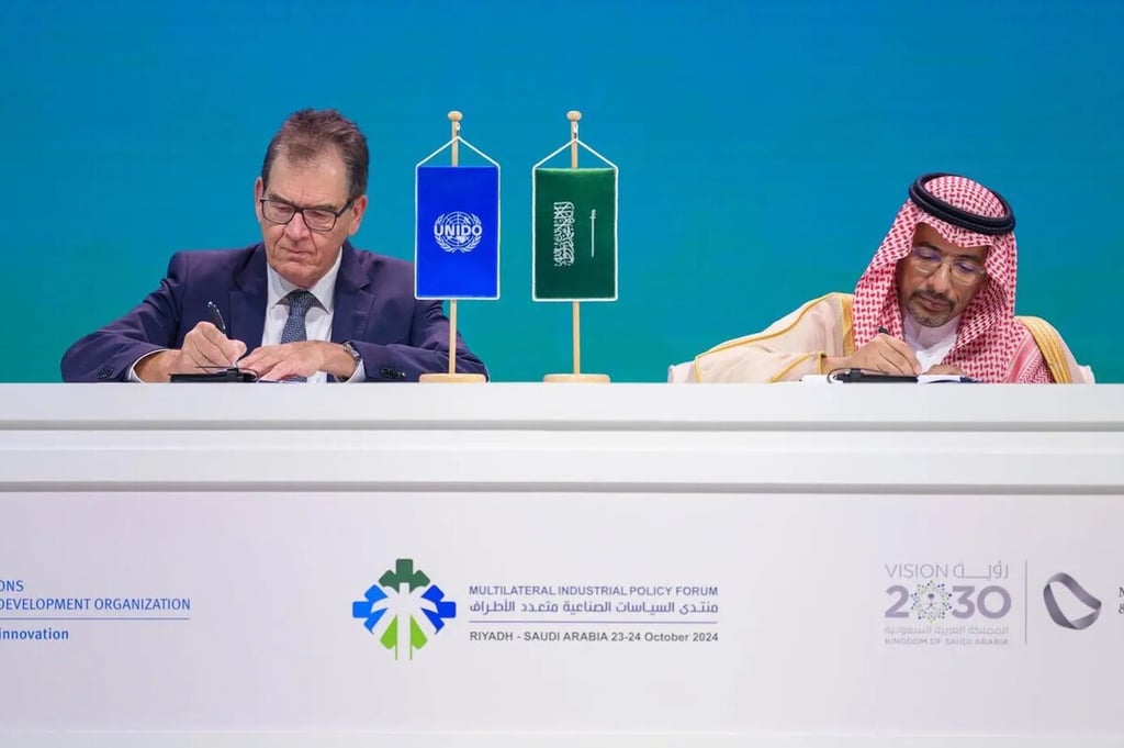 Saudi Ministry of Industry, UNIDO sign agreement to promote industrial development in Kingdom